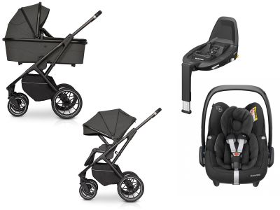 Cavoe AXO COMFORT wózek 4w1 fotelik Maxi-Cosi Pebble Pro + baza