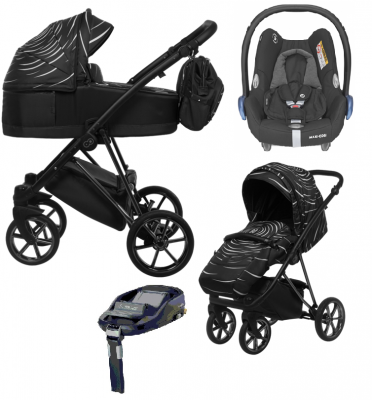 Babyactive MUSSE BOSS wózek 4w1 + fotelik CabrioFix + baza FamilyFix