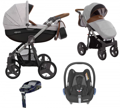 Babyactive MOMMY wózek 4w1 CabrioFix + baza FamilyFix