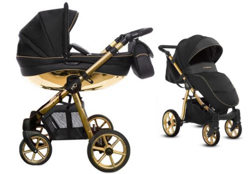 BABYACTIVE Mommy Glossy Black wózek wielofunkcyjny 2w1 Gold