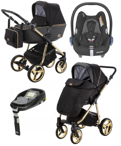 Adamex REGGIO SPECIAL EDITION wózek  4w1 + fotelik Maxi-Cosi CabrioFix + baza FamilyFix
