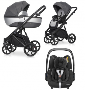 Riko NANO PRO wózek dziecięcy 3w1+ fotelik Maxi-Cosi Pebble Pro i-Size
