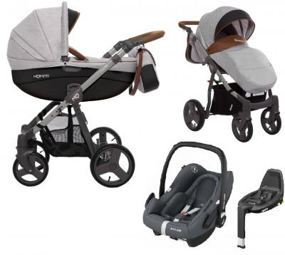 Babyactive MOMMY wózek 4w1 Maxi-Cosi Rock + baza FamilyFix2