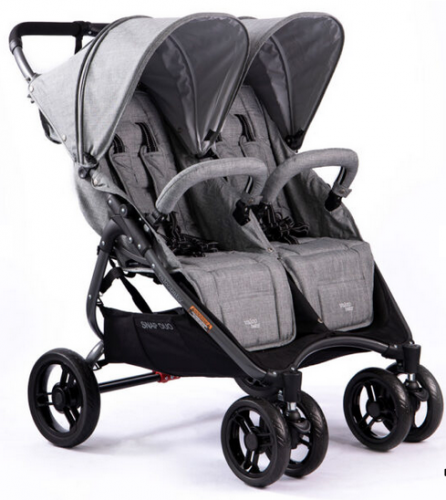 Valco Baby SNAP Duo Tailor Made wózek bliźniaczy spacerowy Grey Marle